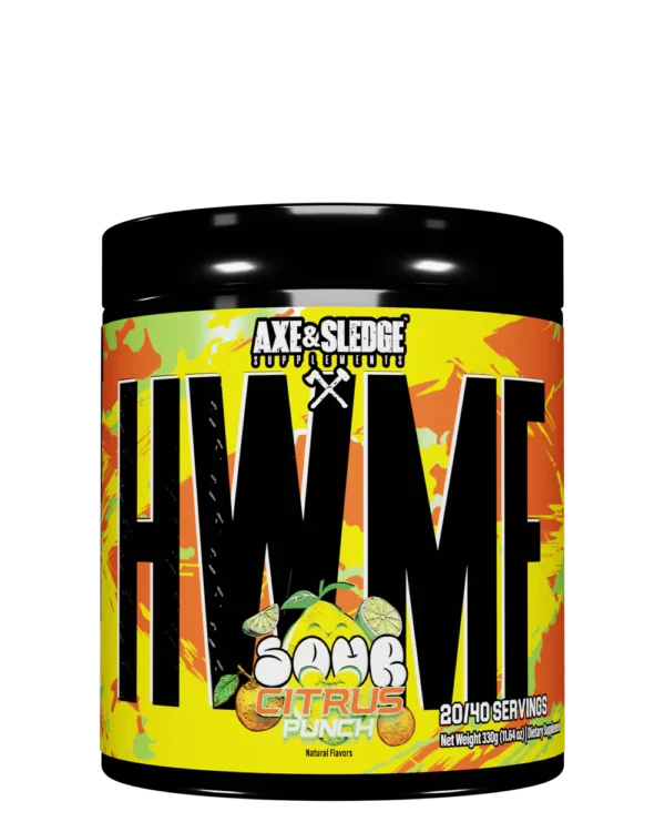 AXE & SLEDGE HWMF HIGH STIM PRE-WORKOUT - ALL ORDERS $99 & UP SHIP FREE !