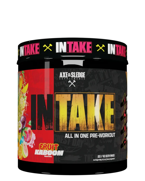 AXE & SLEDGE INTAKE ALL IN ONE PRE - WORKOUT- ALL ORDERS $99 & UP SHIP FREE !