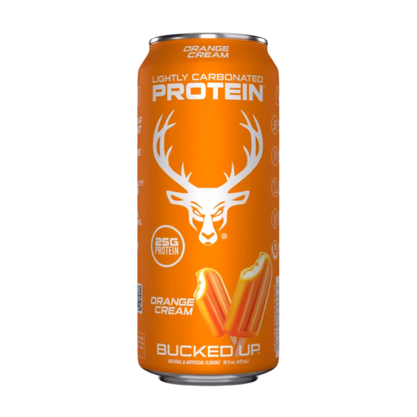 BUCKED UP PROTEIN SODA DRINK- 0 SUGAR AND GLUTEN FREE !